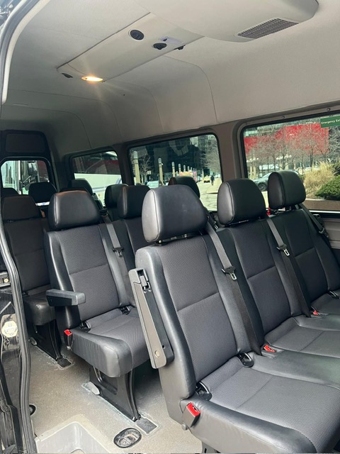 13-Passenger Sprinter interior